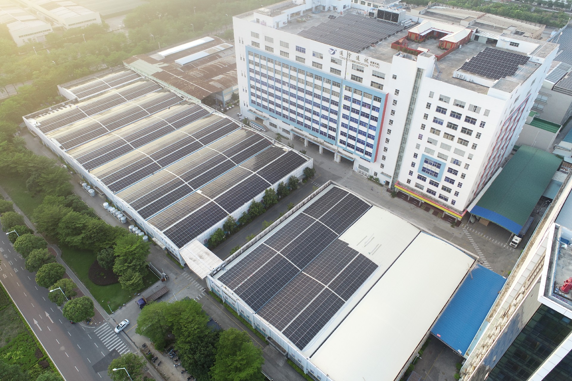 中山市通宇通信技術(shù)有限公司2.3MW分布式光伏發(fā)電項(xiàng)目